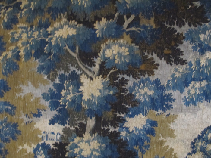 Flemish Wool and Silk Verdure Tapestry